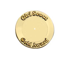 Gold Award Disc Backer | Girl Scouts of NE Kansas and NW Missouri