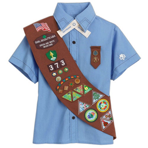 World Of Girls Brownie Badge Placement